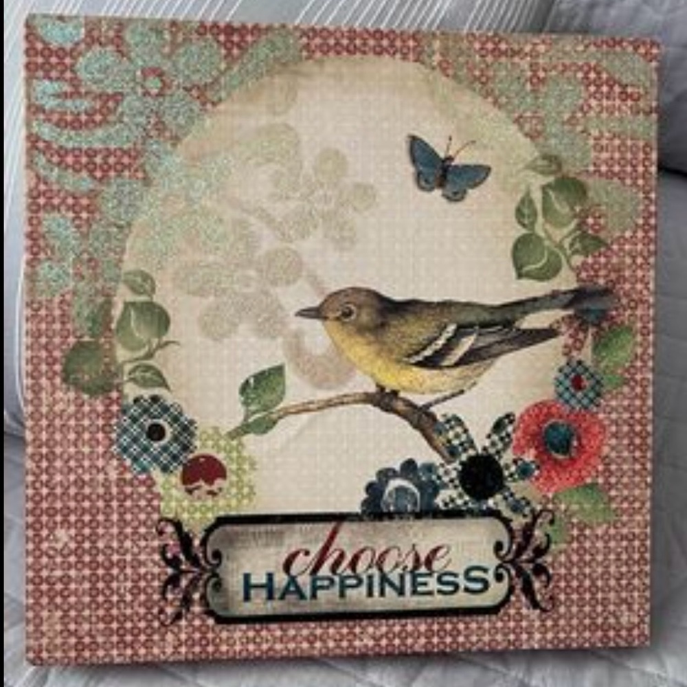 *NEW* 12x12 box canvas print “Choose Happiness”